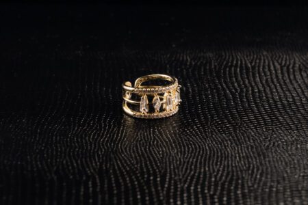 Golden Circular AD Adjustable ring
