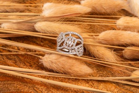 Tri Face White AD ring